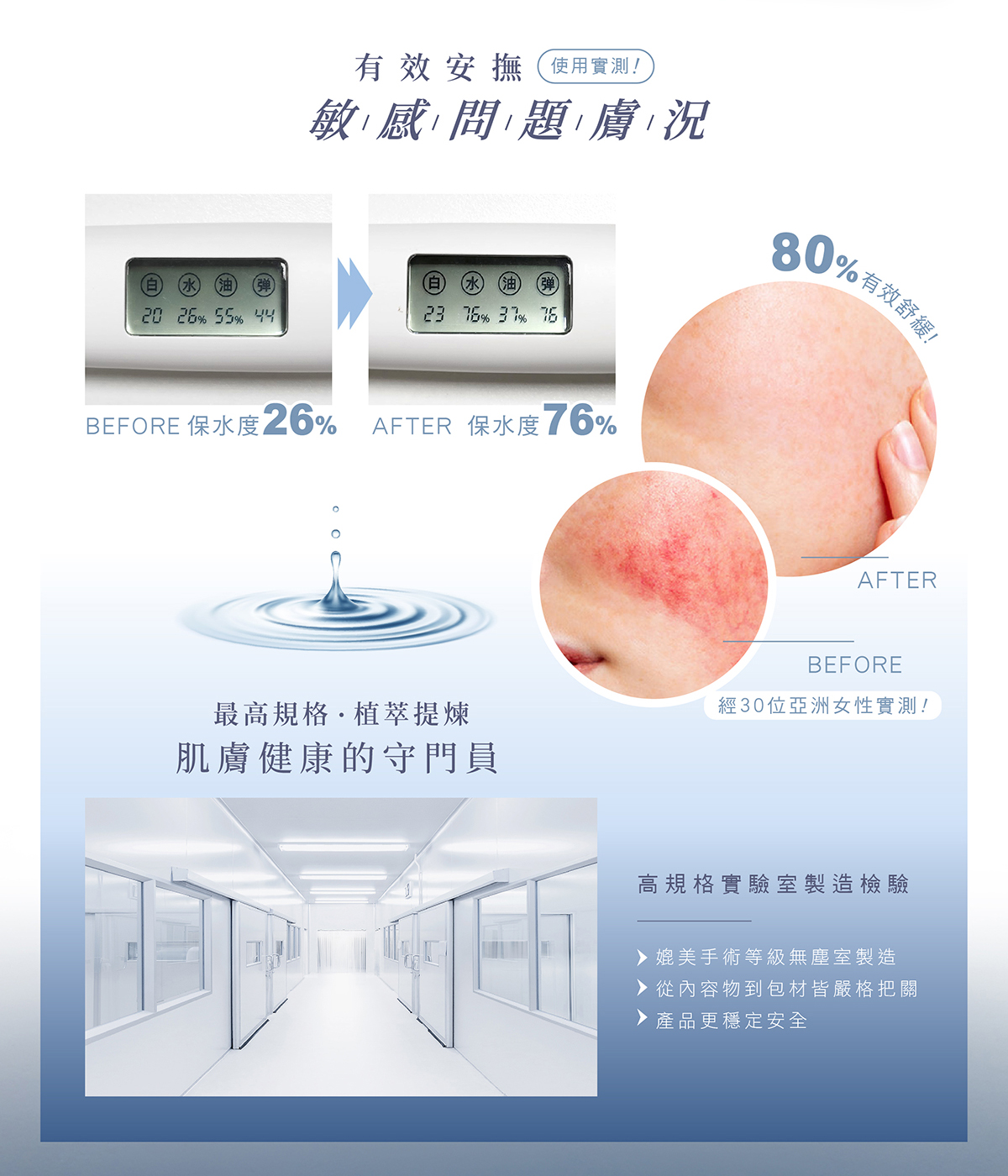 天堂花園雪絨花原B5舒敏輕乳霜 買1送1-5